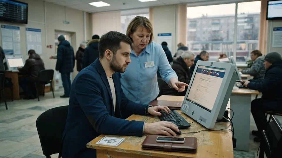 Предприниматель заполняет заявление на регистрацию ИП онлайн